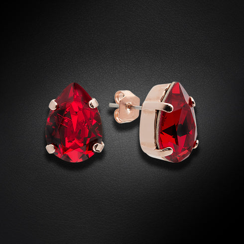 Komplektas "Venėra II (Siam)" su Swarovski™ kristalais